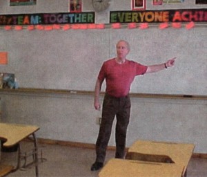 Mike teaching 2002