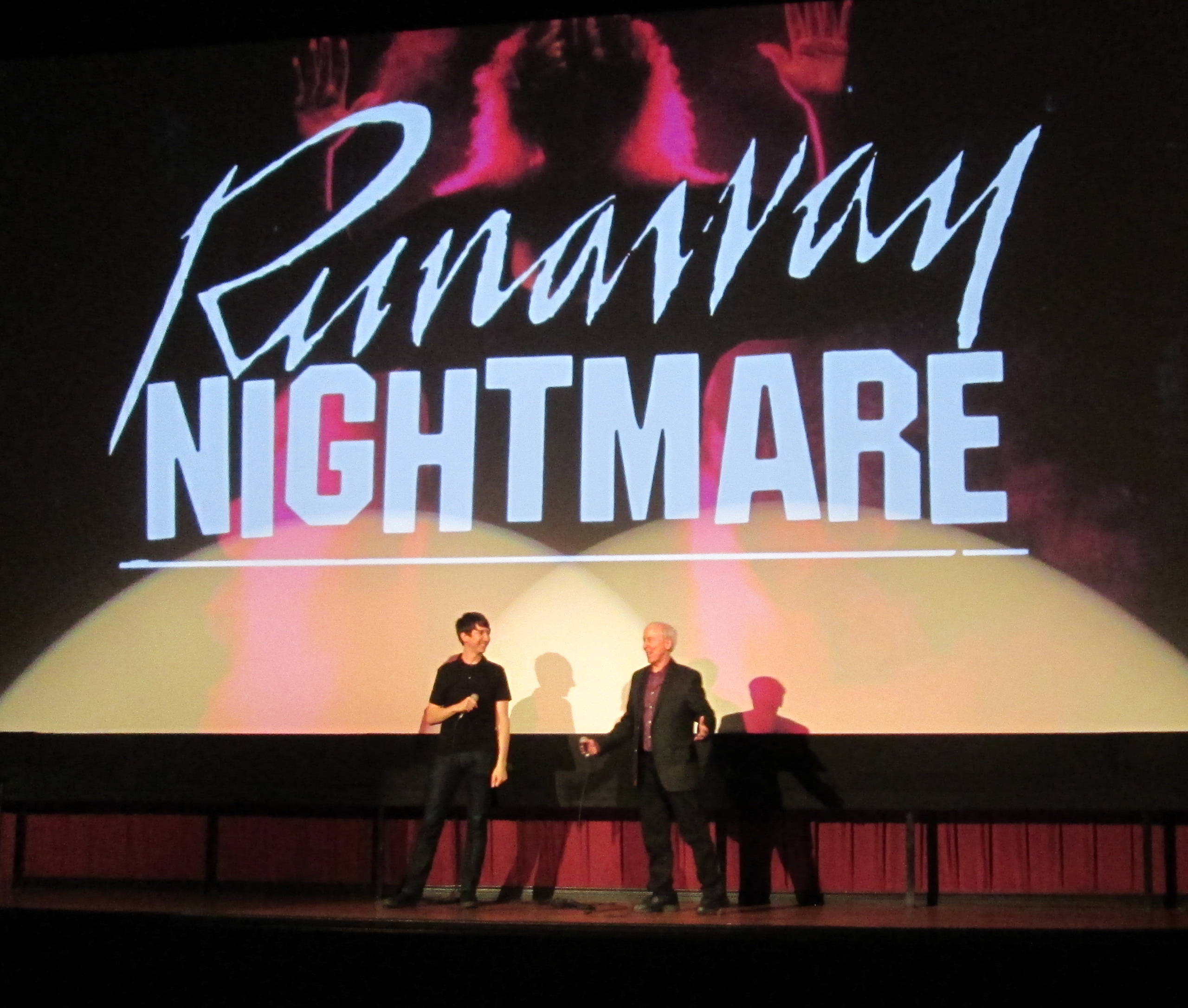 Mike Cartel at the Ritz (Alamo Draft House Cinema) in Austin, Texas for the Premiere of "Runaway Nightmare."