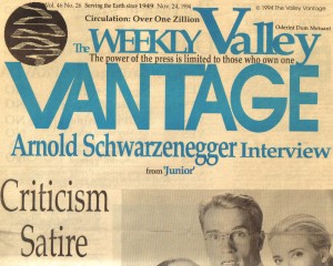 Story borrowed from my Valley Vantage newspaper in 1994 ©Michael Cartel