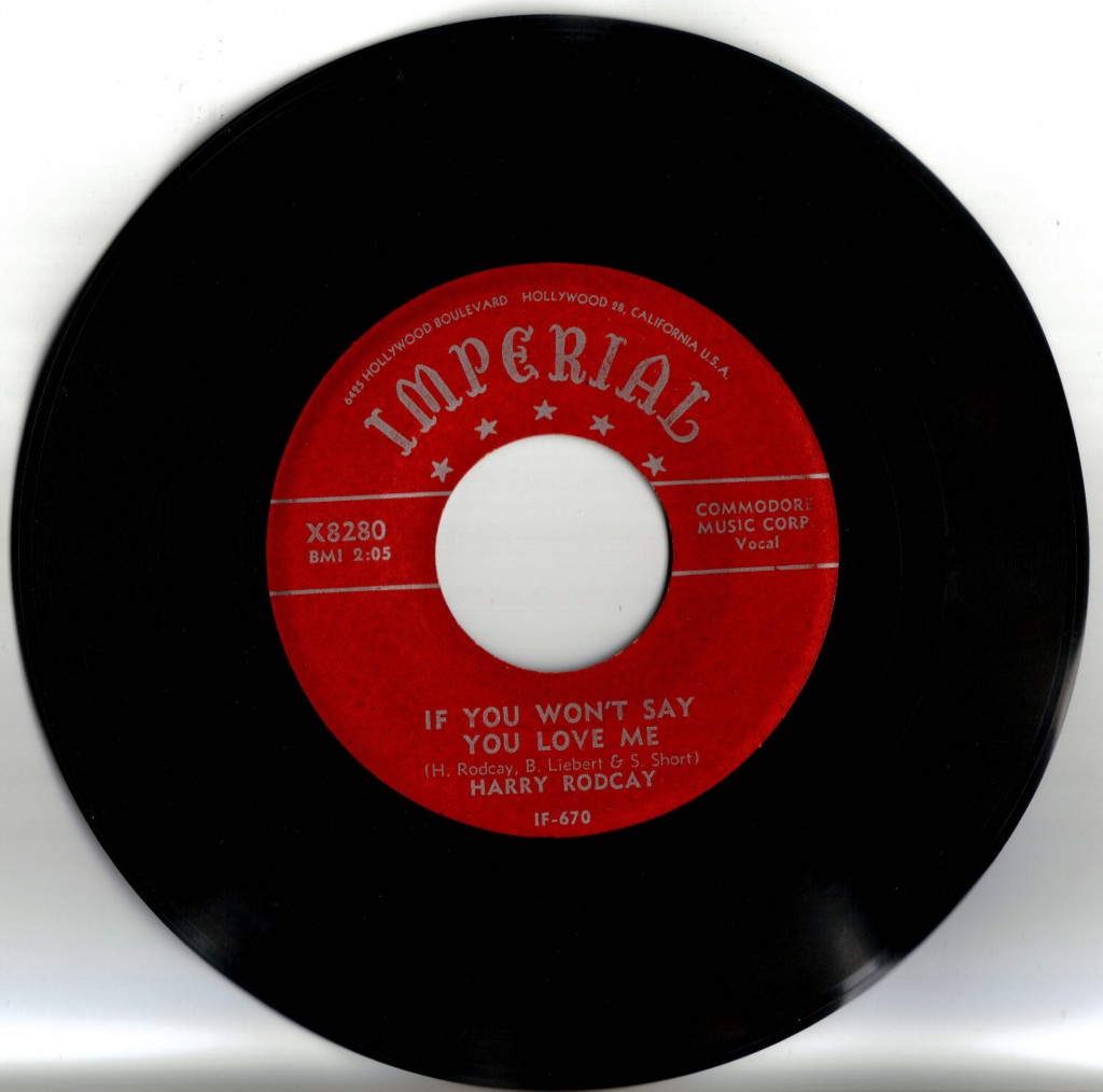 If You Don't Say You Love Me - Imperial Records -1955 