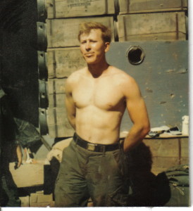 Cartel in an outpost along highway 19 in South Vietnam