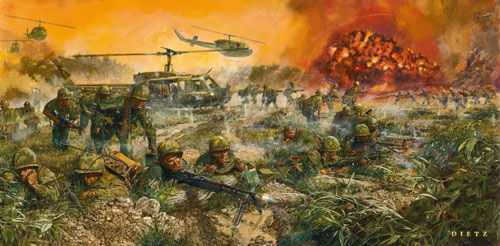 vietnam war painting